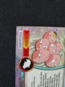 Topps Pokemon Card Series 2 - Exeggcute Non-Holo Blue Logo MP RARE TV Edition - Image 5