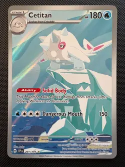 Pokemon TCG - Cetitan 201/191 Illustration Rare - Surging Sparks - NM - Image 1