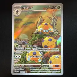 Dottler 184/182 Holo Illustration Rare Paradox Rift Pokemon Card - Image 1