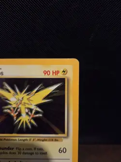 Pokemon TCG Zapdos 16/102 Base Set Holo Rare 🌟WOTC🌟 1999 - Image 3