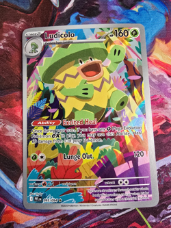 Ludicolo 095 /094 Illustration Rare Phantasmal Flames Pokemon TCG NM EN - Image 1