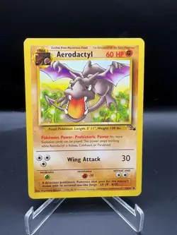 Pokemon Fossil "Aerodactyl" 16/62 / Regular Rare / LP- - Image 1