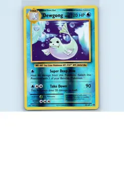 Pokemon tcg Base Set Dewgong Moderately played - Image 1