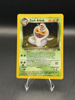 Vintage Wotc Pokemon TCG | Dark Arbok Holo Card 2/82 | Team Rocket LP - Image 1