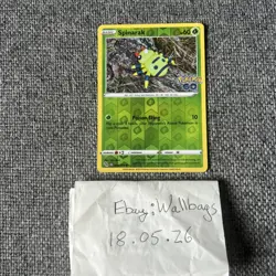 Pokemon Card Pokemon GO Spinarak 006/078 Reverse Holo Common Peelable Ditto - Image 1