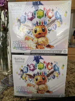 2 *SEALED* Pokemon Prismatic Evolutions ETB Elite Trainer Box - Image 1