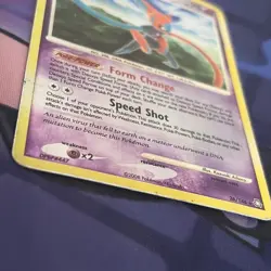 DAMAGED Pokemon TCG Deoxys Speed Forme Reverse Holo Rare 70 HP 26/146 - Image 2