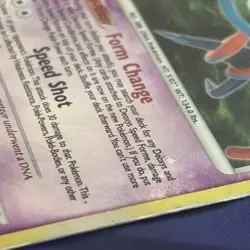 DAMAGED Pokemon TCG Deoxys Speed Forme Reverse Holo Rare 70 HP 26/146 - Image 3