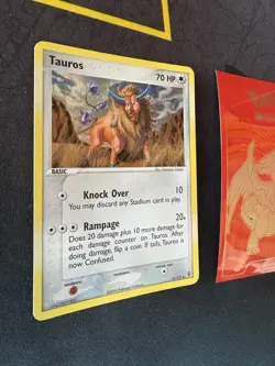 Pokemon Card Tauros 16/112 Firered & Leafgreen Holo Rare 219🔥MP🔥 - Image 3