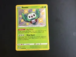Pokemon Rowlet SV001/SV122 Shining Fates: Shiny Vault Holo - Image 1