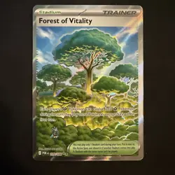 Forest of Vitality full art Secret Rare 109/088 Trainer Stadium EN NM - Image 1