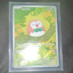 Pokemon Rowlet 090/088 Pokemon GO Reverse Holo Common Card 80 HP - Image 1