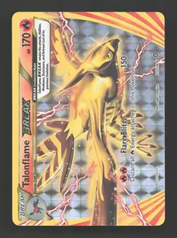 Talonflame BREAK 21/114 BREAK Rare Steam Siege Pokemon Near Mint - Image 1