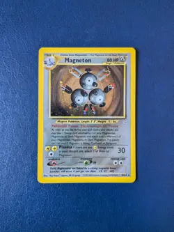 Pokemon TCG Magneton 10/64 Neo Revelation Holo Unlimited WOTC Card - Image 1