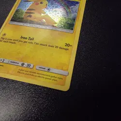 Pokemon Pikachu TCG Sequin Holo Card 28/73 Shining Legends General Mills Promo - Image 5