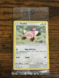 SEALED Stufful - 110/147 - Toys R Us Stamped Holo Promo Pokemon Card - Image 1