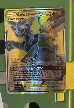 Pokemon TCG: Pikachu & Zekrom GX - 162/181 Full Art Ultra Rare Team Up - MINT - Image 2