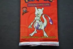 Sealed Base Set 2 Booster Pack - Long Crimp - Mewtwo Art - Pokemon TCG WOTC - Image 4