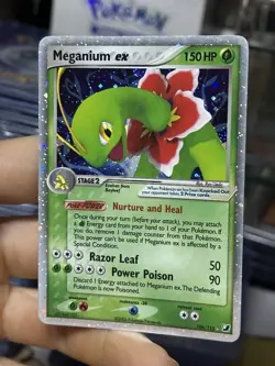 #2 Meganium ex 106/115 EX Unseen Forces 2005 Holo Rare Pokemon Card TCG - Image 4