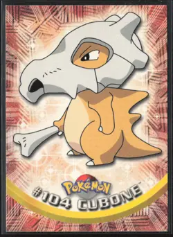 2000 Topps Pokemon TV Animation Edition Series 2 Cubone #104 - Image 1