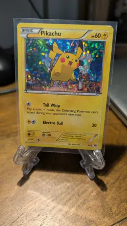 Pikachu 6/12 McDonald's 2015 Holo Promo Pokemon TCG Card English 60 HP Basic - Image 1