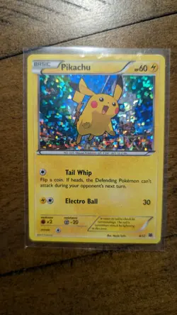 Pikachu 6/12 McDonald's 2015 Holo Promo Pokemon TCG Card English 60 HP Basic - Image 3