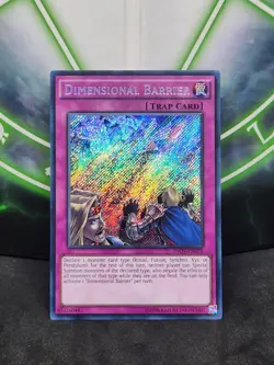 Yugioh Dimensional Barrier INOV-EN078 Secret Rare 1st Edition NM - Image 1