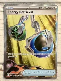 Pokemon Energy Retrieval #108/086! Me: Chaos Rising Holo NM/MINT!! - Image 1