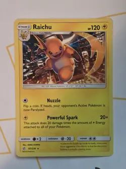 Raichu 67/236 SM - Cosmic Eclipse Pokemon TCG NM - Image 1
