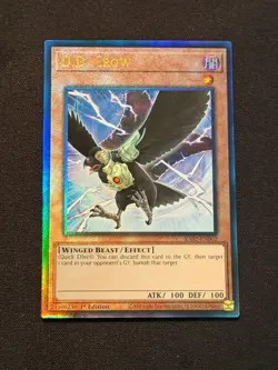 Yu-Gi-Oh! TCG D.D. Crow RA02-EN002 Ultimate Rare NM/M 1st Ed. - Image 1