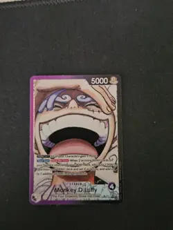 One Piece TCG OP09-061 Monkey D. Luffy Alt Art Leader English - Image 1