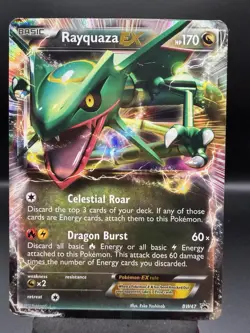 Rayquaza EX - BW47 - Pokemon Black & White Promo Ultra Rare Card HP - Image 1
