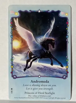 Bella Sara Card Andromeda Starlights Series 1/55 - Image 2