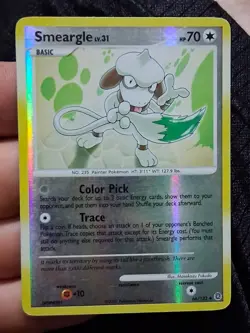 Smeargle Lv.31 66/132 Diamond & Pearl Reverse Holo Pokemon Card LP - Image 1