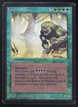 Force of Nature Magic Card Beta LEB MTG - Image 1