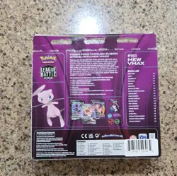 Pokemon League Battle Deck Mew VMAX Fusion Strike Foil Cards 60-Card Deck 2022 - Image 3