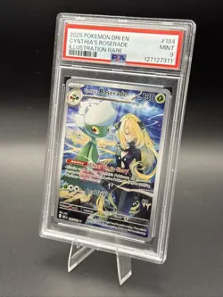 PSA 9 Cynthia's Roserade 184/182Destined Rivals Illustration Rare Pokemon Card - Image 1