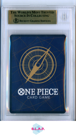 SHANKS ONE PIECE OP09-004 2025 3RD ANN. SPEZIAL CARD 10 JAP BECKETT 9.5 - Image 2