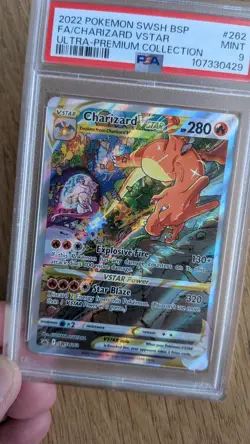 POKEMON CARDS Psa 9 Charizard Vstar2022 POKEMON SWORDS & SHIELDS pikachu Mewtwo - Image 2