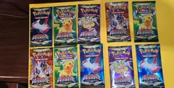 Pokemon Scarlet & Violet Prismatic Evolutions 10 Packs - 10 Cards Each - Image 1