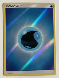 Water Energy 2017 Holo Reverse Pokemon Card LP Sun & Moon - Image 1