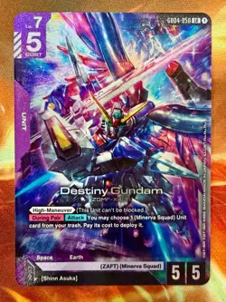 Phantom Aria Destiny Gundam LR GD04-050 - NM Gundam Card Game - Image 1