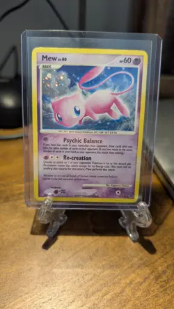 Pokemon TCG Mew Secret Wonders Holo Basic Rare Card 15/132 2007 Psychic - Image 1