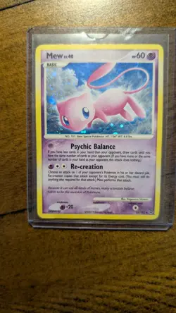 Pokemon TCG Mew Secret Wonders Holo Basic Rare Card 15/132 2007 Psychic - Image 3