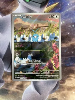 Swablu 213/182 Sv04: Paradox Rift Holo Card Near Mint Condition - Image 1