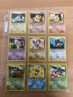 Lp - Mp Complete Pokemon Neo Genesis Set C-UNCOMMON Cards WOTC Vintage Original - Image 5