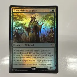 Formidable Speaker 0176 MTG Lorwyn Eclipsed Foil Rare Green - Image 1
