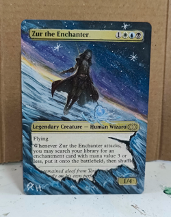 Zur the Enchanter MTG Alter Art EDH Commander Magic The Gathering - Image 1