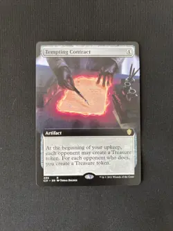 Tempting Contract - Extended Art C21 NM MTG - Image 1