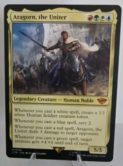 Aragorn, the Uniter MTG Universes Beyond: the Lord of the Rings Regular - Image 1